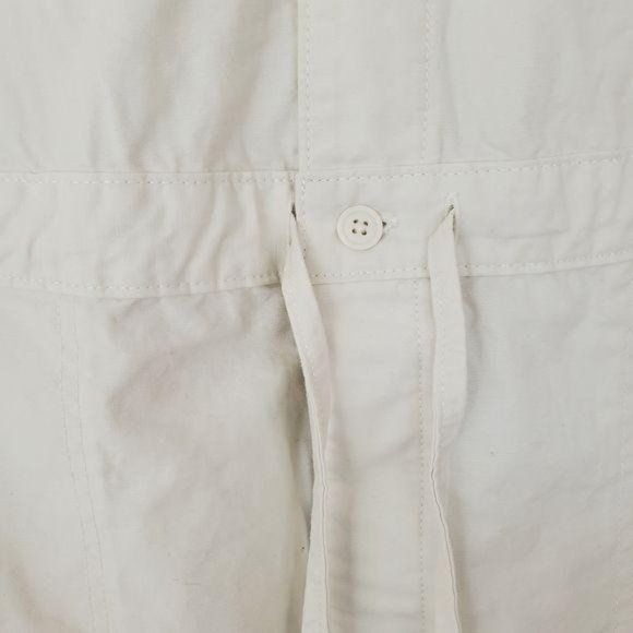 LEVI'S Utility Jumpsuit Cream Long Sleeves Collar - Picture 14 of 14